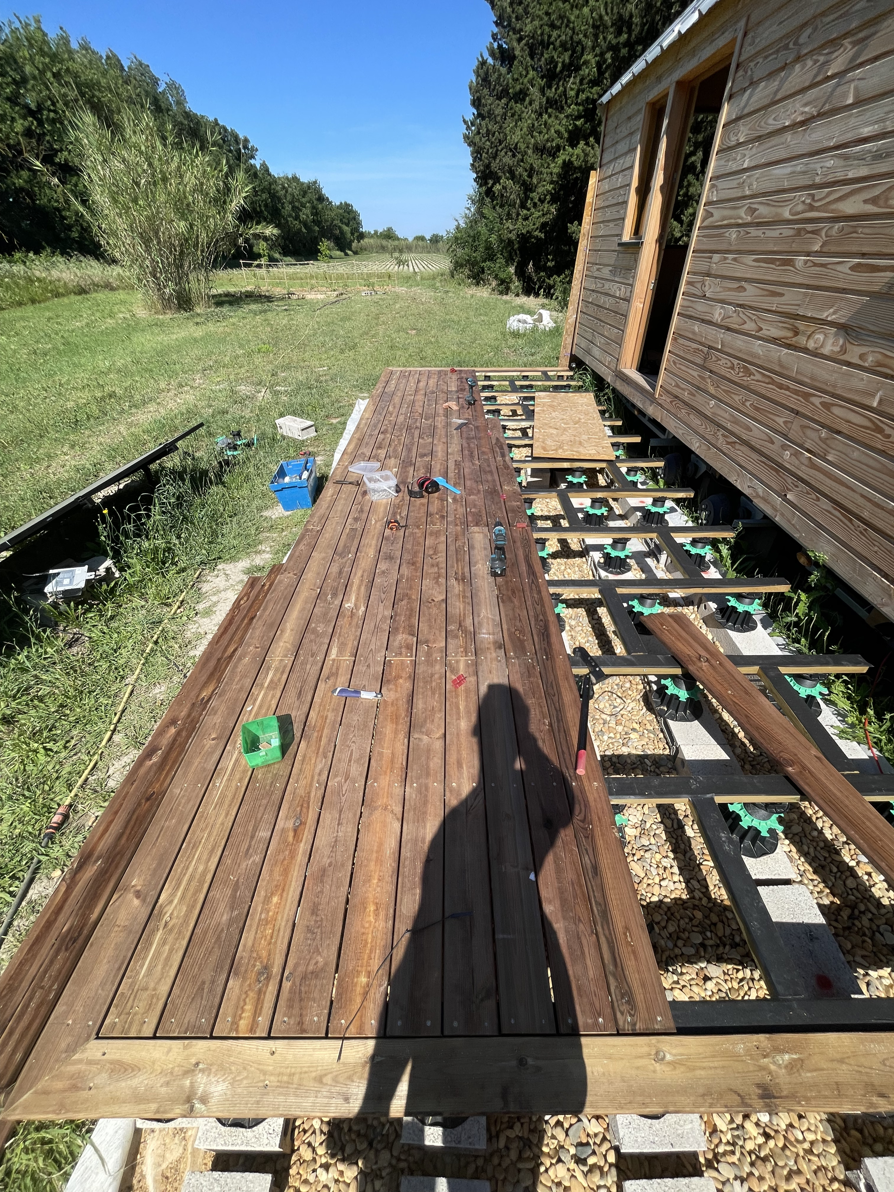 Terrasse sur plot